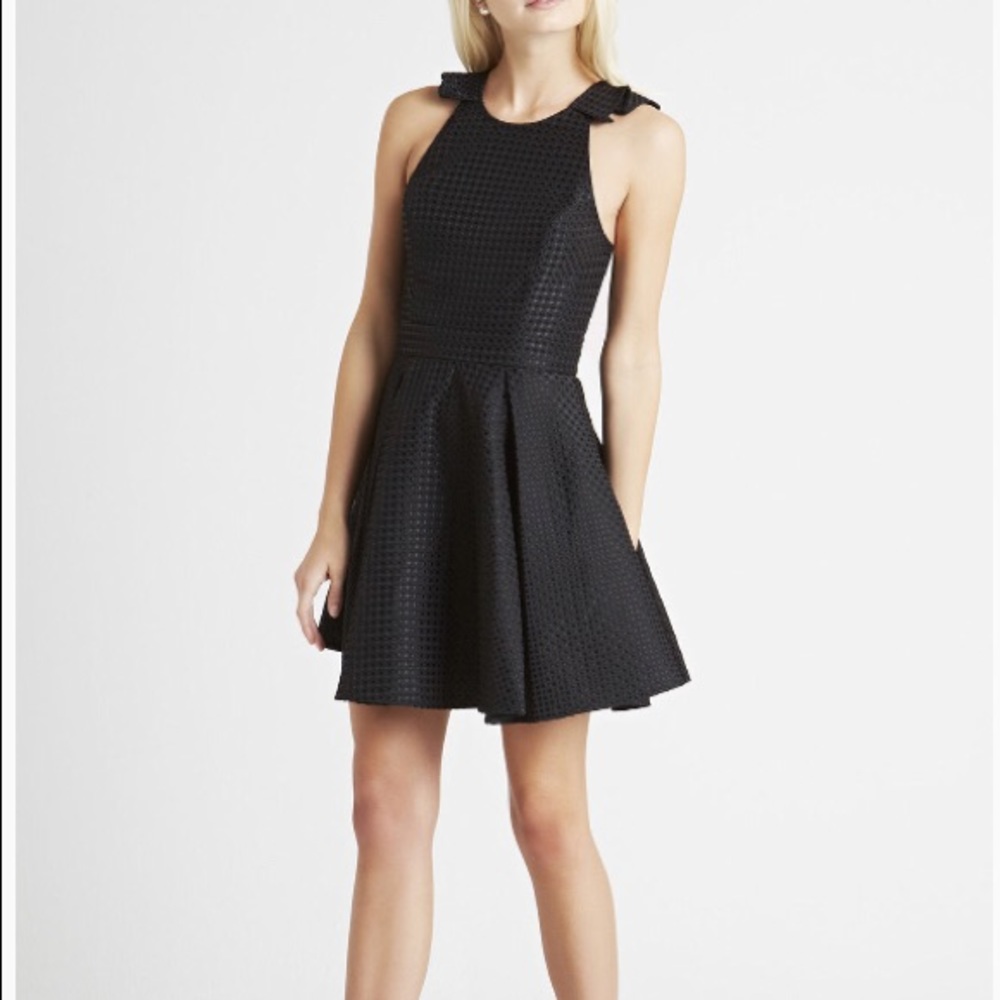 BCBGeneration Ruffle-Back Dress